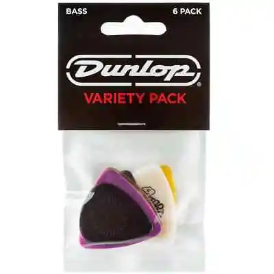 $9.95 • Buy Jim Dunlop Bass Variety Pack Guitar Picks (6-Pack)