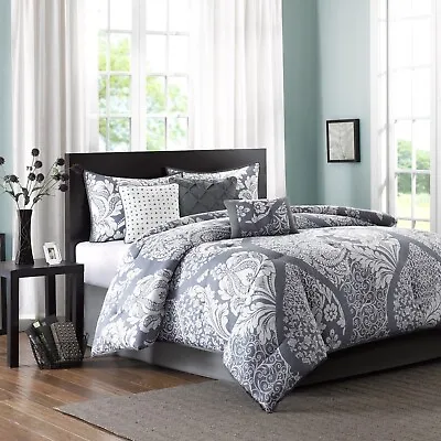 Madison Park Vienna 7 Piece Cotton Printed Comforter Set • $128.69