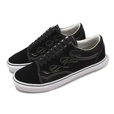 Vans V36CF Flame Old Skool Flame Suede Black White Men Unisex Casual 622762-0001 • $102.30