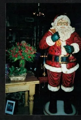 Vintage Photograph Christmas - Cool Santa Statue • $10