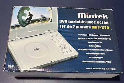 Brand New Mintek MDP-1770 Portable DVD Player 7 Inch TFT Widescreen Monitor Kit • $49.99