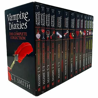 Vampire Diaries The Complete Collection Books 1 - 13 Box Set By L. J. Smith • £42.45