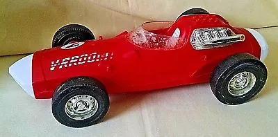 Vrroom Friction Racer Mattel 1963 Red White Plastic As Is Parts Restoration* • $39.99