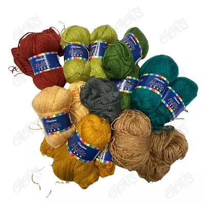 Yarn Herrschners Mixed Lot Of 11+ Rolls Afghan Assorted Colors • $19.75