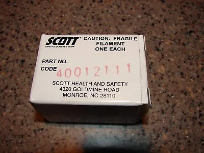 SCOTT SAFETY 40012111  GAS SENSOR Filament 5.5V CATALYTIC BEAD / Factory Sealed • $219.99