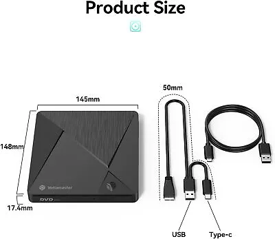 Yottamaster USB3.0 External 3D Blu-Ray Burner Writer BDXL DVD RW Drive 25 100 GB • £65.99