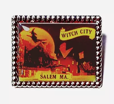 Salem Massachusetts Souvenir Pin ‘Witch City’ Lapel-Style • $7.99