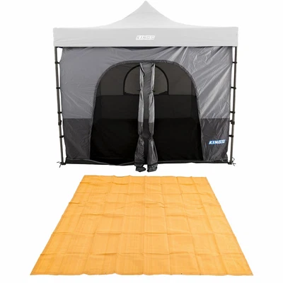 $183.56 • Buy Adventure Kings Gazebo Tent Outdoor + Camping Mesh Flooring 3x3 Portable Folding