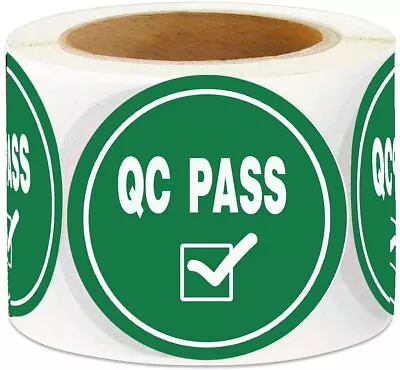 Inventory Stickers LabelsQC Pass Stickers For Quality Control Inventory Ware... • $19.61