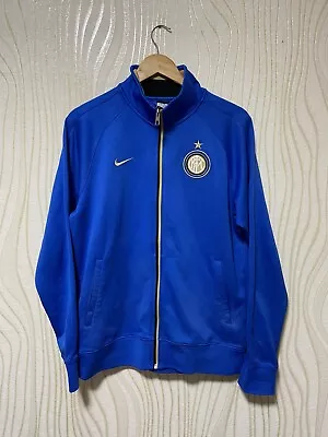 $59.99 • Buy INTER MILAN FOOTBALL SOCCER TRACK TOP JACKET NIKE Sz M BLUE