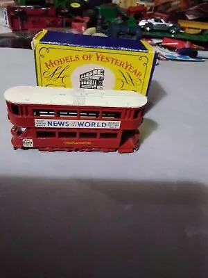 Vintage Lesney MATCHBOX Models Of Yesteryear No. 3 E Class Tram Car - NOS • $12