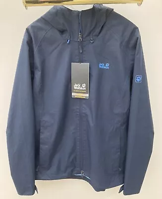 Jack Wolfskin Women's Jacket Size XL Hooded Navy New With Tags • £40