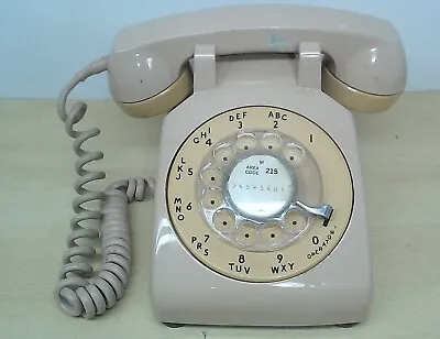 Vintage 1978 Western Electric Rotary Desk Telephone Beige - Untested • $14.95