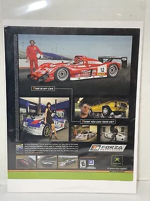 Forza Motorsport Racing Simulator - Video Game Print Ad / Poster Promo Art 2005 • $15
