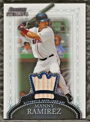 2005 Topps Bowman Sterling #BS-MR Manny Ramirez (Bat Relic) RED SOX • $17.50