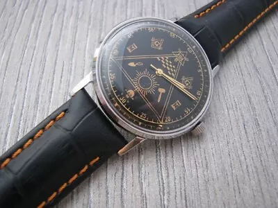 Luch USSR Caliber 2209 23 Jewels Steel Case Vintage Soviet Men's Wrist Watch • $320