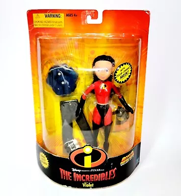 The Incredibles VIOLET 2003 RARE Disney 10  Figure Outfit & Poster VTG HTF NEW! • $28.95