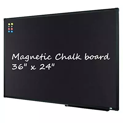 Lockways 36  X 24  Magnetic Chalkboard Black Board X 24   • $56.73