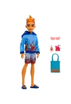 Monster High Scare-Adise Island Heath Burns Doll 12  With Flame Hoodie New • $24.87