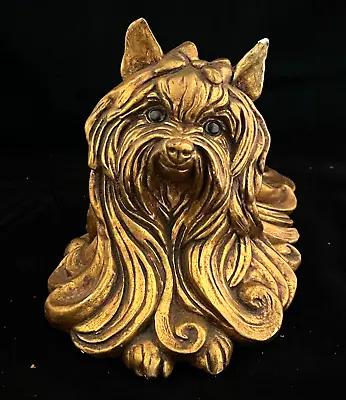 Kay Finch Gold Leaf Yorkshire Terrier #83 Dog Figurine California USA • $134.99