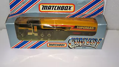 Matchbox Convoy Peterbilt  Truck & Trailer Supergas Tanker Trailer  Boxed Cy7  A • $59.99