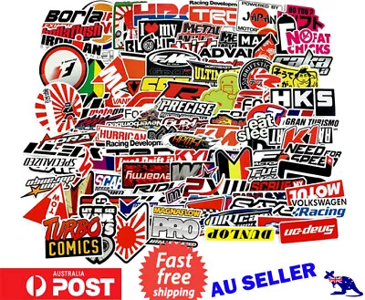 100pcs STICKER BOMB JDM Japanese Racing Car Drift Turbo Funny Decals • $10.94