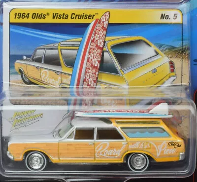 Johnny Lightning Street Freaks Surf Rods 1964 Olds Vista Cruiser 2020 1:64 Car • $3.99