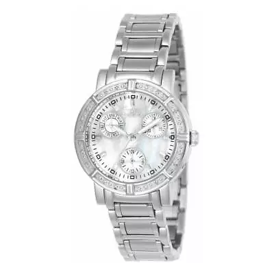 Invicta Wildflower Chronograph Limited Edition Diamond MOP Dial Ladies Watch • $84.68