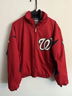 Majestic Washington Nationals Fleece Lined Jacket MLB Baseball Authentic Small • $39.95