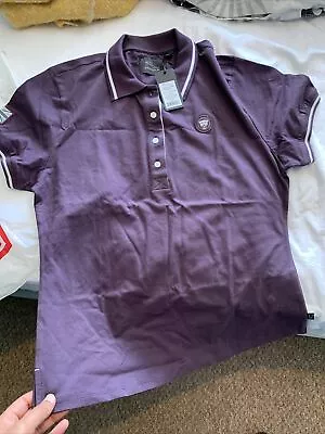 Genuine Jaguar Ladies Polo Shirt - Plum Colour New • £5