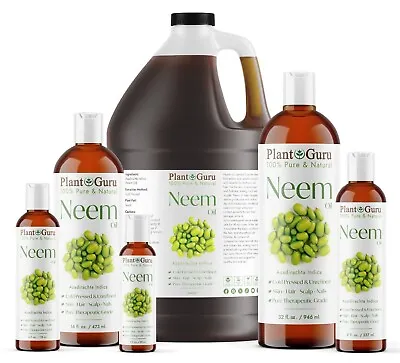 Neem Oil Cold Pressed 100% Pure Natural Unrefined Virgin Raw • $52.40