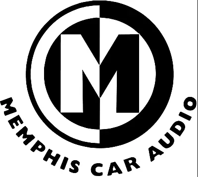 $7.14 • Buy Memphis Audio Car Stereo Die Cut Vinyl Truck Window Sticker Decal Any Color