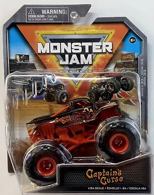 Monster Jam Truck CAPTAIN'S CURSE 1:64 2023 Series 33 Retro Rebels RARE • $8.46