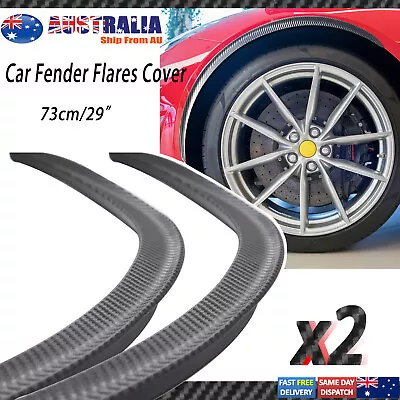 29  Mud Flaps Car Fender Wheel Arches Flares Extension Wider Protector Universal • $19.19