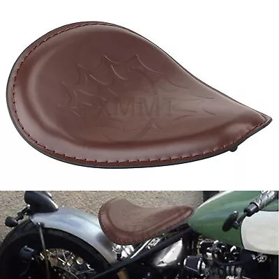 Motorcycle Brown Spider Web Skull Solo Seat For Honda Magna 750 & Rebel 250 US • $30.98