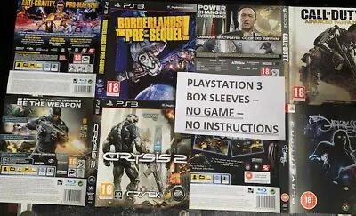 £2.25 • Buy Playstation 3 - Replacement Sleeves/Box Art - NO GAME - FREE POST