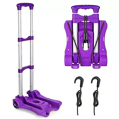 Folding Hand Truck Heavy Duty Luggage Cart Utility Dolly Platform Cart With... • $36.71