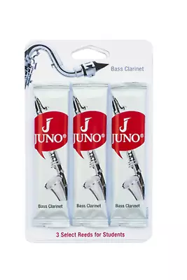 Vandoren Juno Bass Clarinet Reeds - 3 Reed Card • $15.95