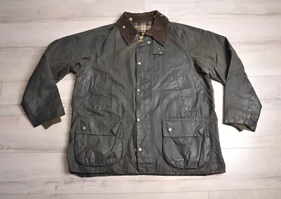 Vintage Mens BARBOUR A100 Bedale Waxed Jacket Size C40 • $119