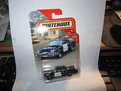 2018 Matchbox MBX Rescue #43 '59 Dodge Coronet  Police Car  Black/White • $4.12