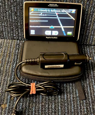 Magellan RoadMate 1440 Portable Car GPS W Power Cable Bundle - Lifetime Maps • $11.99