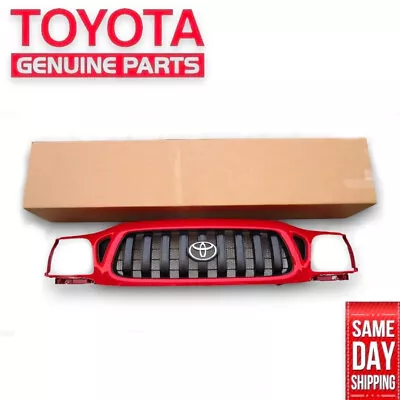 01 - 04 Toyota Tacoma Front Radiator Grille Radiant Red Oem New • $575.99