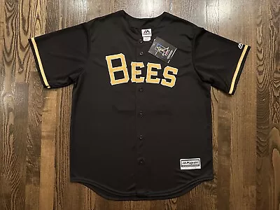 Rare NWT Majestic MIKE TROUT #23 Salt Lake Bees Minor League Jersey Large 44 L • $127.50