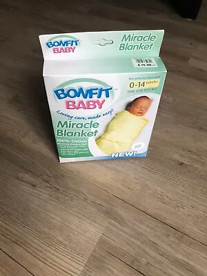 Bonfit Baby Miracle Snuggle Blanket - White (0-14 Wks). Excellent Condition. • £3.50