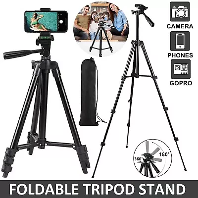 Mobile Tripod Camera Tripod Stand Mount Phone Holder For Mobile Phone Camera • $22.99