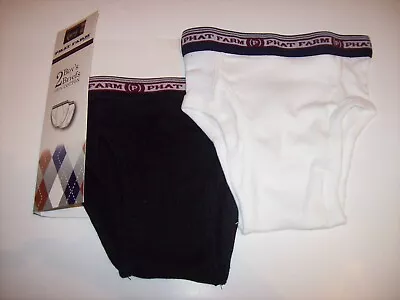 Phat Farm Underwear Underpants Boys 2 Briefs New • $19.99
