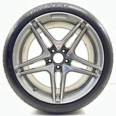 15-21 Mercedes-benz C63s W205 Rear Wheel Rim With Tire 19x9.5 +56 Offset Oem • $699.99