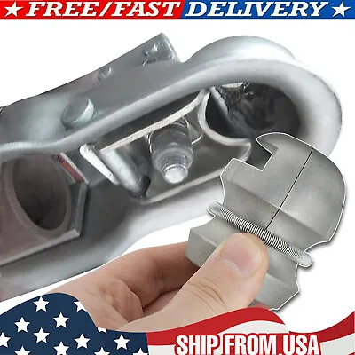 $15.99 • Buy Insertable Trailer Hitch Coupler Lock 2In Tow Ball Caravan Anti Theft Tool Kit