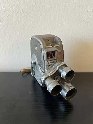 Keystone Capri K-27 Silver Capri Triple Turret 8mm Vintage Movie Video Camera • $34.99