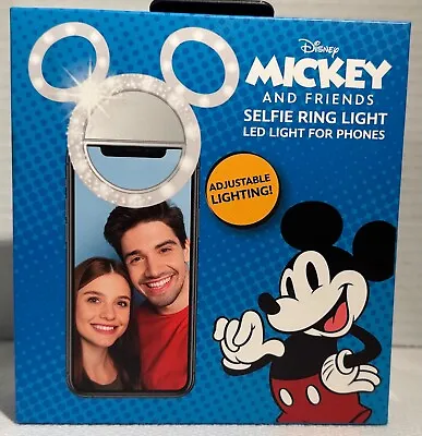 Disney Mickey Mouse And Friends Selfie Ring LED Light For Cellphones Camera • $7.95